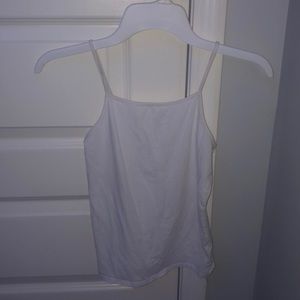 kid’s white tank top